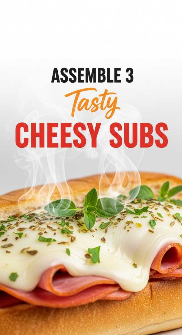 Assemble 3 Massive Cheesy Subs For Dinner 6a045aae3f763