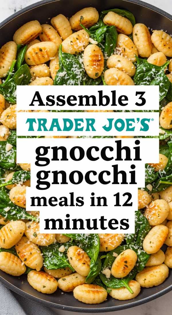 Assemble 3 Trader Joes Gnocchi Meals In 12 Minutes 6a001aabb2988