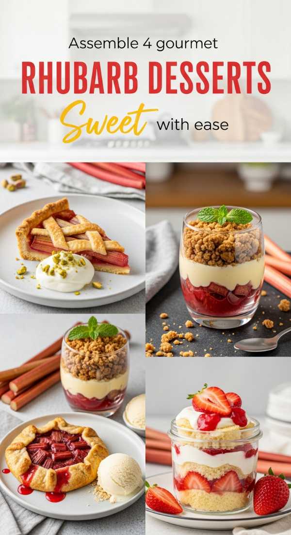 Assemble 4 Gourmet Rhubarb Desserts With Ease 69f86363d7aff