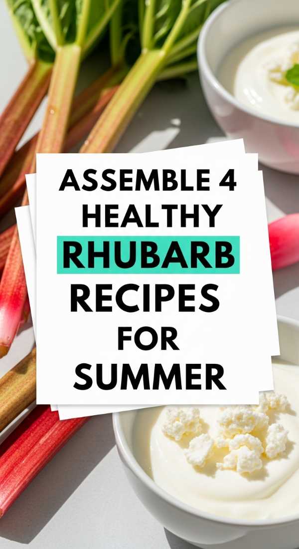 Assemble 4 Healthy Rhubarb Recipes For Summer 69f8490f03c60