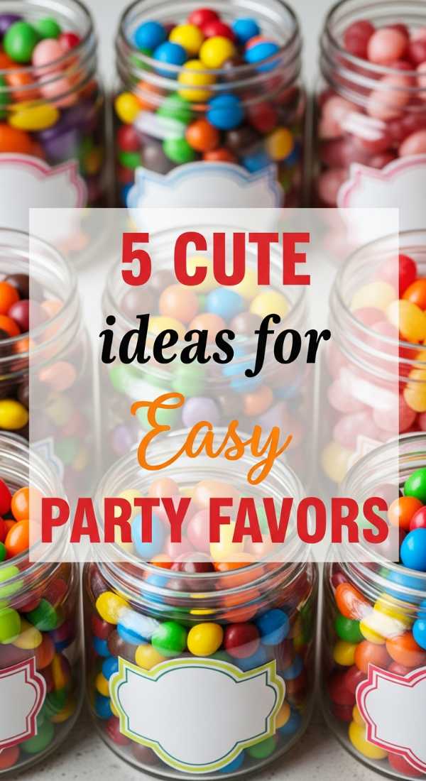 Assemble 5 Cute Wedding Party Favors Easily 69fc267539996