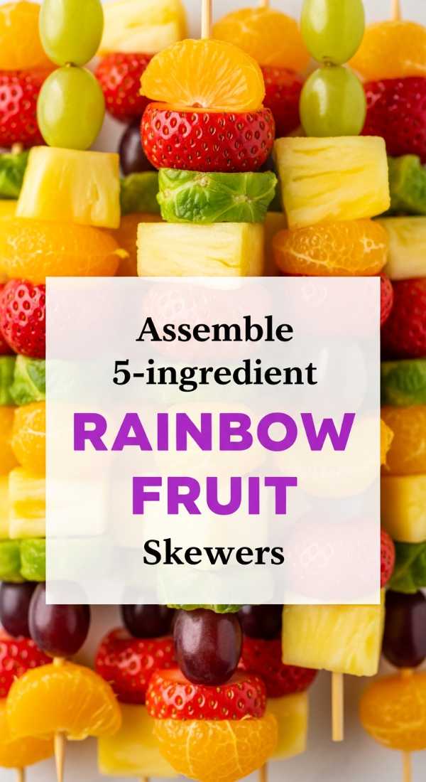 Assemble 5 Ingredient Rainbow Fruit Skewers 69fd8aa2f1693