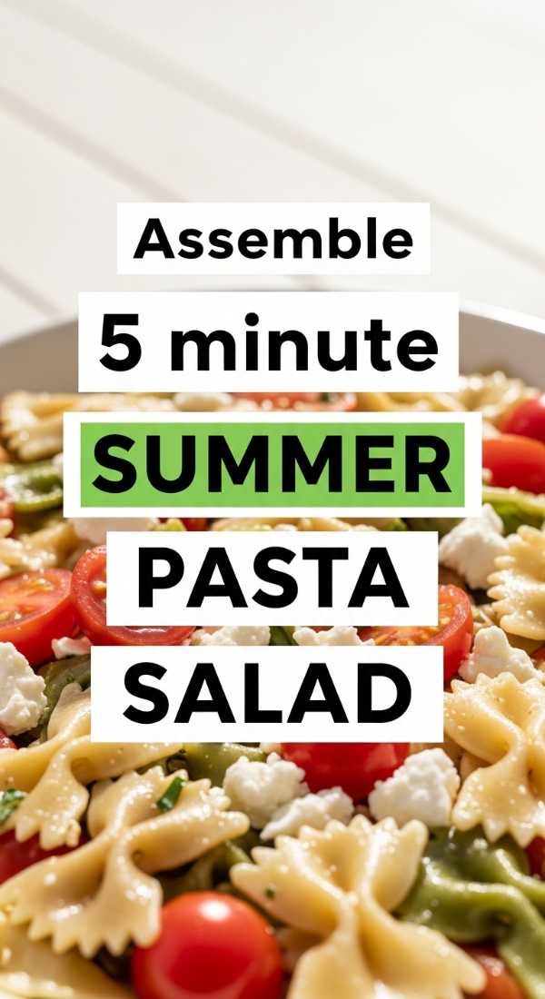 Assemble 5 Minute Summer Pasta Salad 6a06c395df3b3