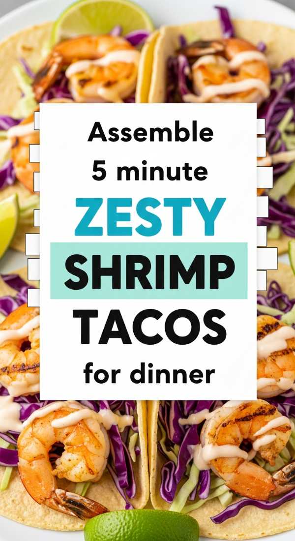 Assemble 5 Minute Zesty Shrimp Tacos For Dinner 69fd8aadb841b