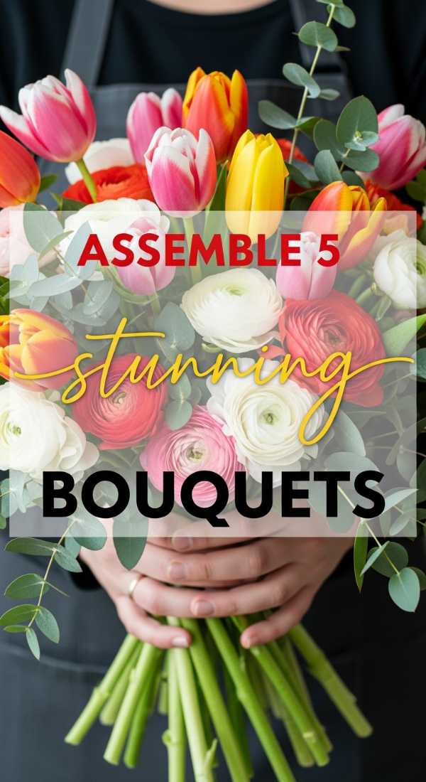 Assemble 5 Stunning Bouquets From Your Garden 69fc267bdcdbe