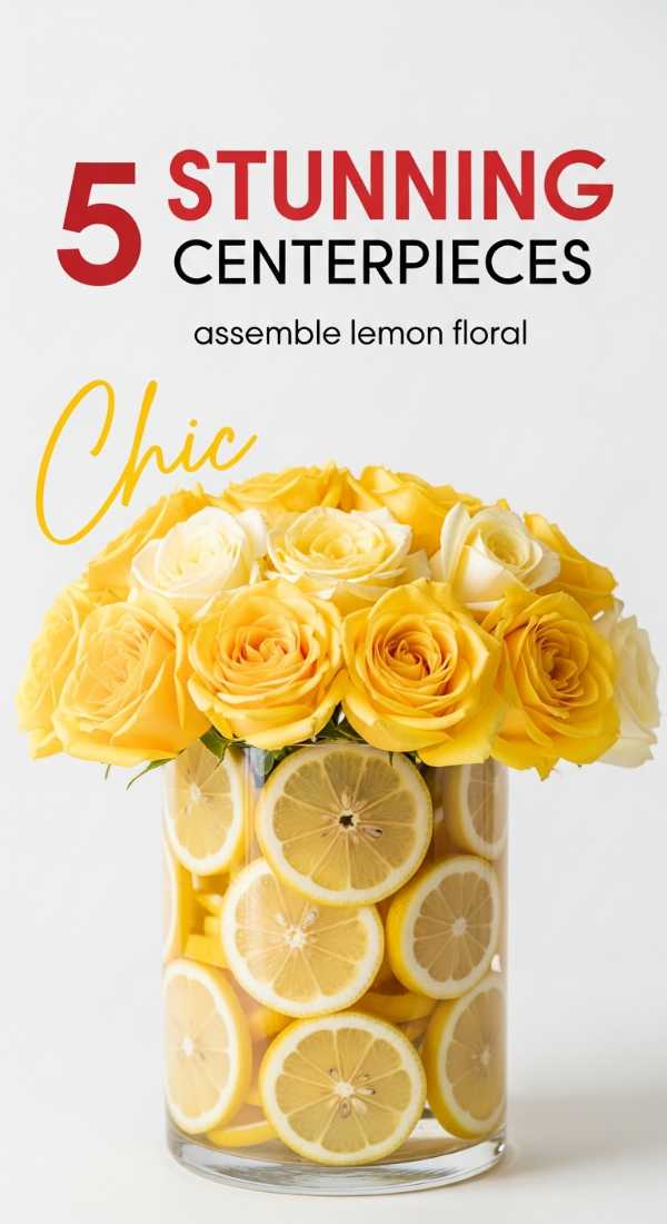 Assemble 5 Stunning Lemon Floral Centerpieces Now 69f86c6996abc