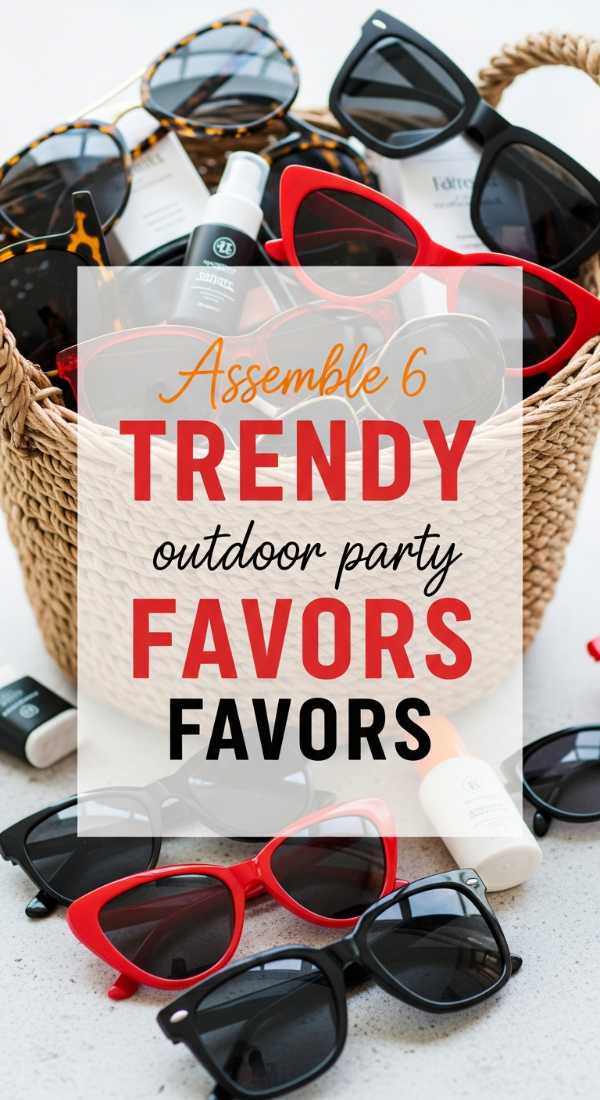 Sun, Seats, and Snacks: The Ultimate Outdoor Party Playbook Assemble 6 Trendy Outdoor Party Favors 6a157caac041e