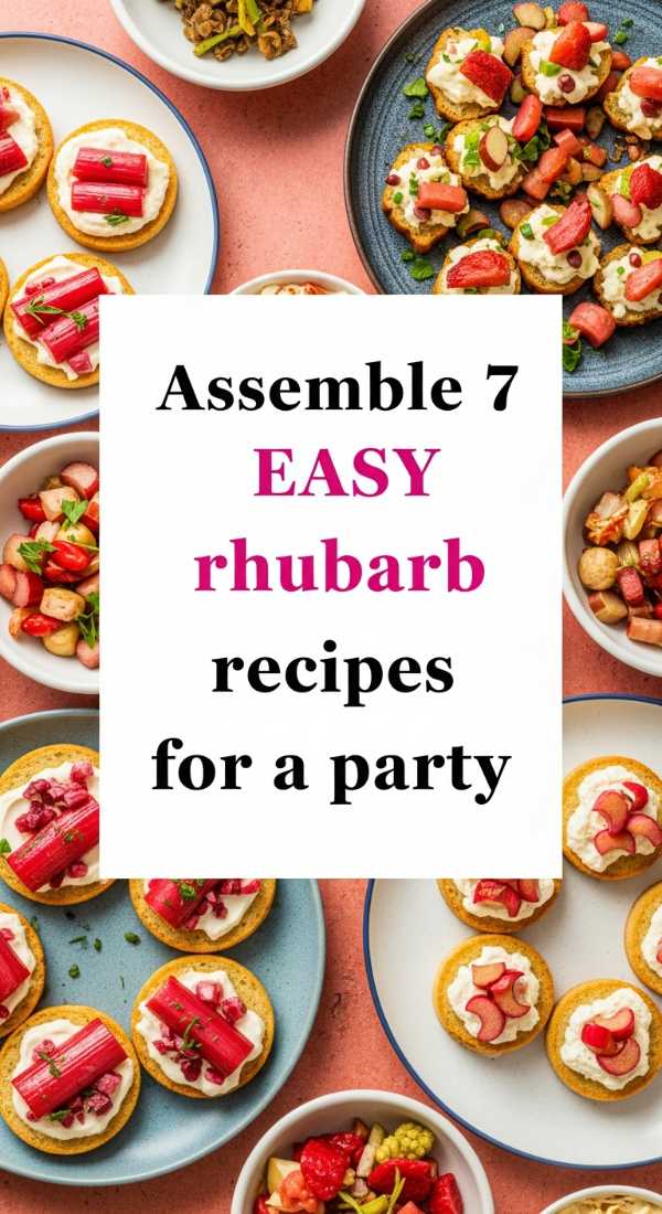 Assemble 7 Easy Rhubarb Recipes For A Party 69f47c70d9a77