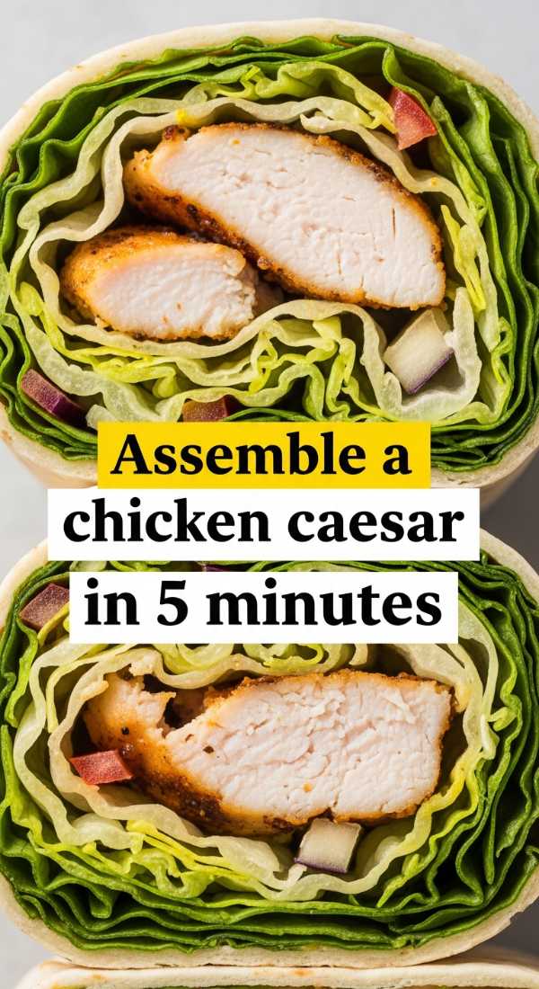 Assemble A Chicken Caesar Wrap In 5 Minutes 6a10954b16923