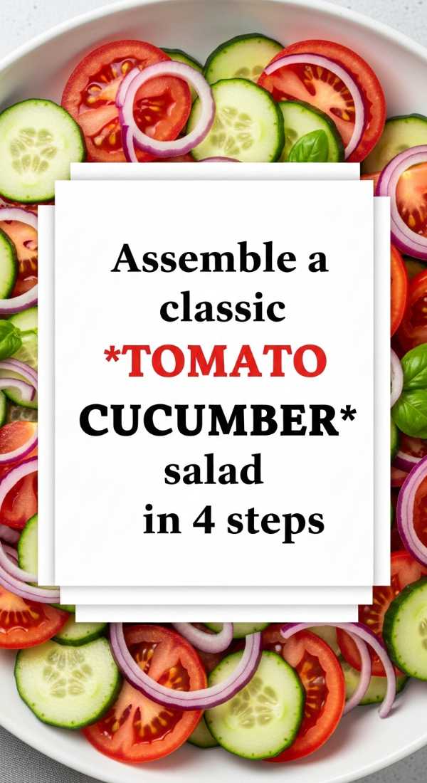 Assemble A Classic Tomato Cucumber Salad In 4 Steps 6a06ee68938d1