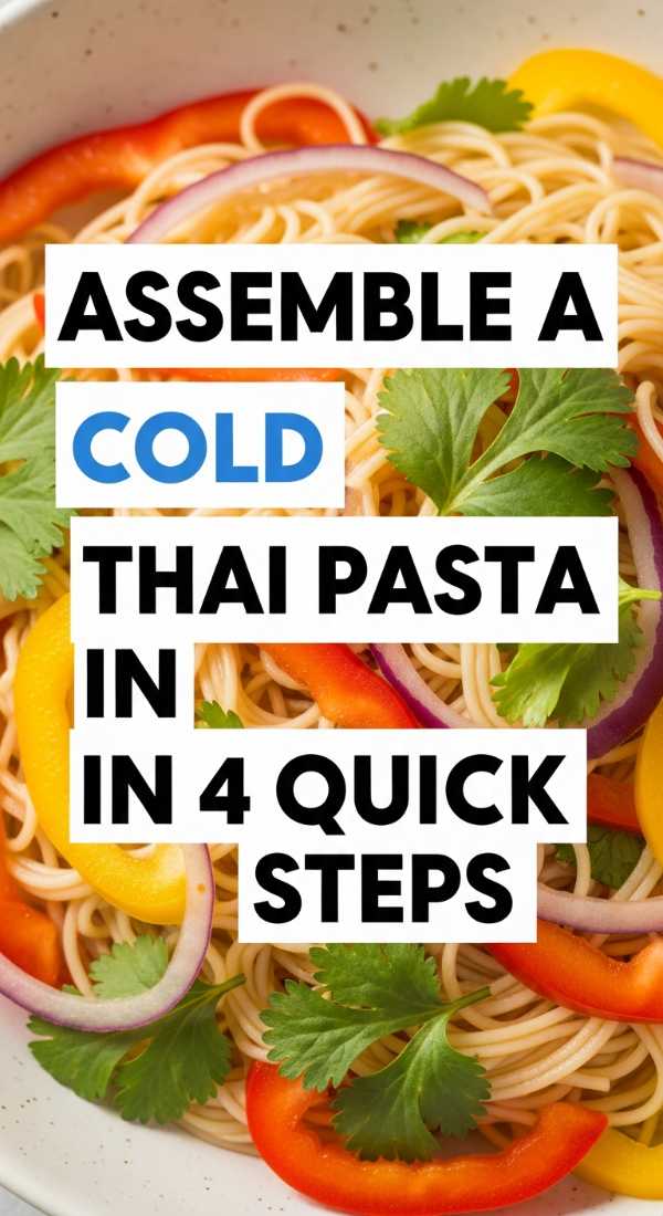 Assemble A Cold Thai Pasta In 4 Quick Steps 6a1097c69df54