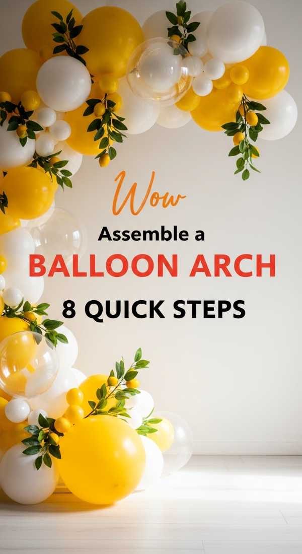 Assemble A Lemon Balloon Arch In 8 Quick Steps 6a002e432411c