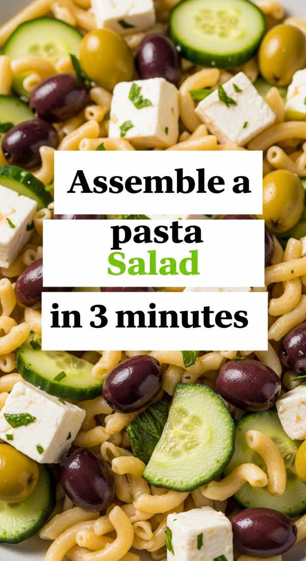 Assemble A Pasta Salad In 3 Minutes 6a142b5e9f9dd