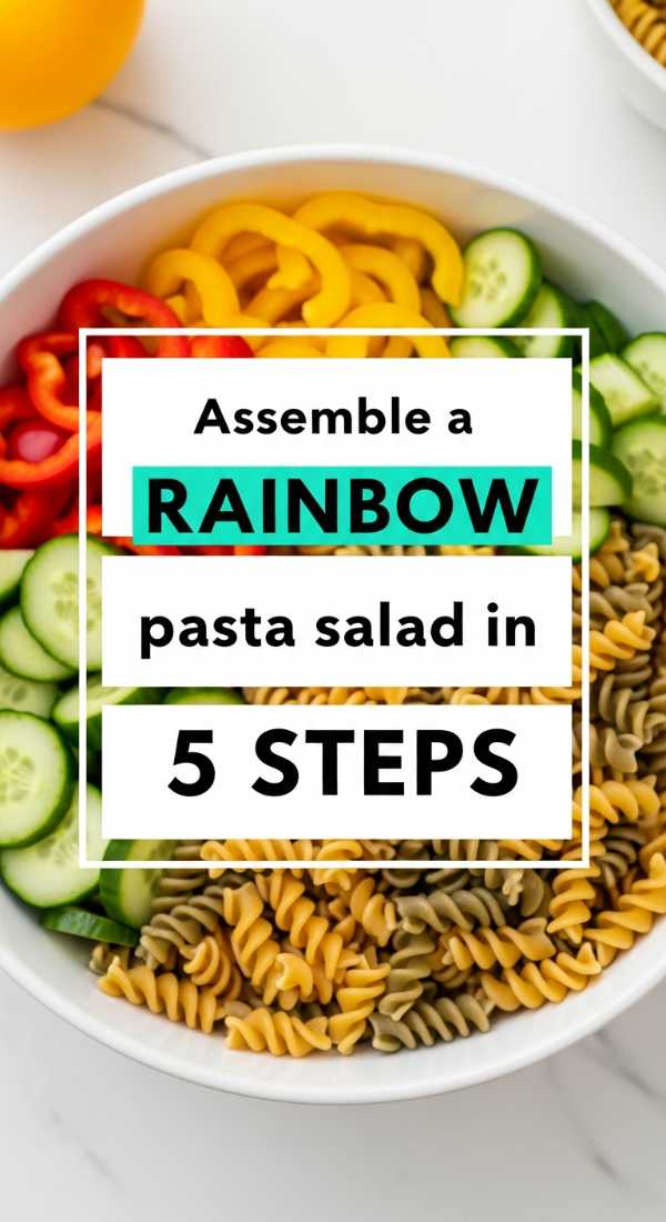 Pasta Perfection: The Only Recipes You’ll Ever Need Assemble A Rainbow Pasta Salad In 5 Steps 6a04168220681