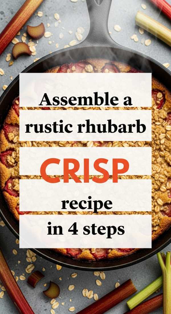 Assemble A Rustic Rhubarb Crisp Recipe In 4 Steps 69fd8a8cb8900
