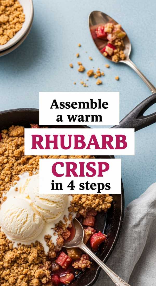 Assemble A Warm Rhubarb Crisp In 4 Steps 69f5accde3a06