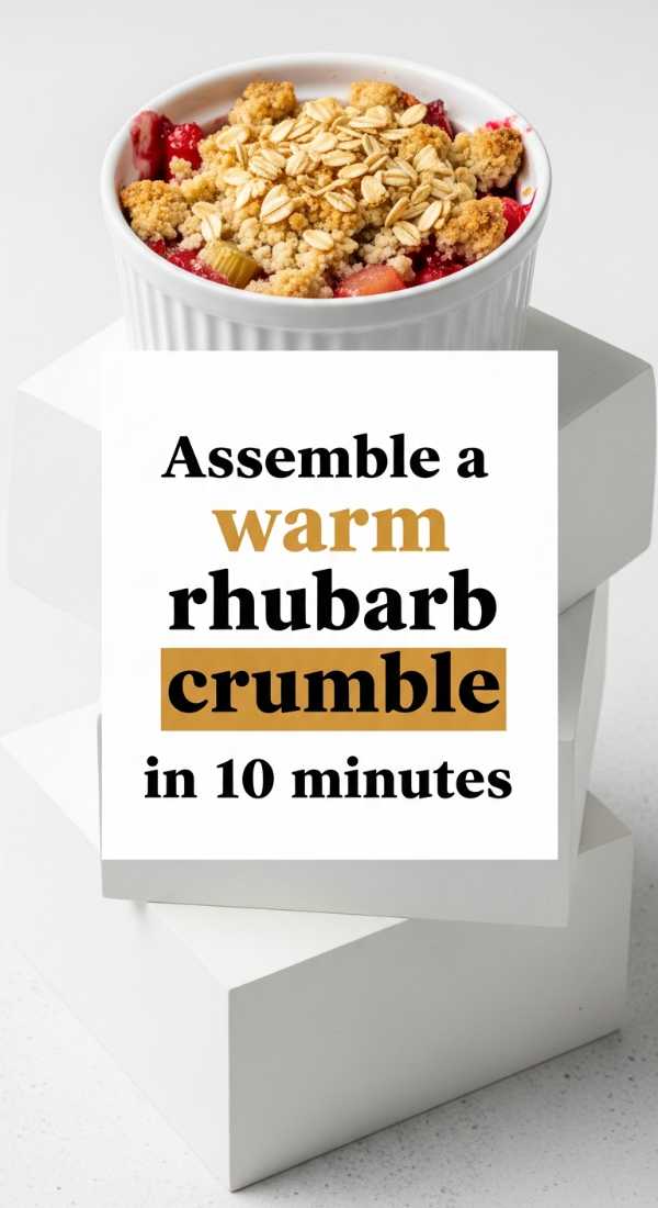 Assemble A Warm Rhubarb Crumble In 10 Minutes 69f6fe07957e3