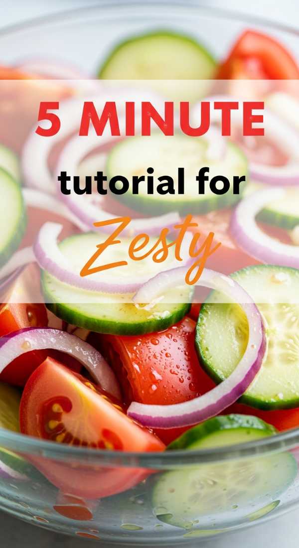 Assemble A Zesty Tomato Cucumber Salad In 5 Minutes 69f5d749d293e