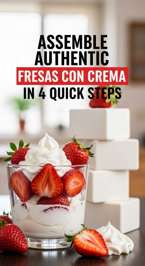 Assemble Authentic Fresas Con Crema In 4 Quick Steps 6a06c394b4cb5