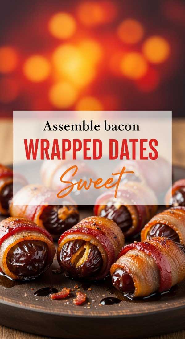 Small Bites, Big Flavor: The Ultimate Finger Food Board Ideas Assemble Bacon Wrapped Dates In 3 Fast Steps 6a14961f74df0