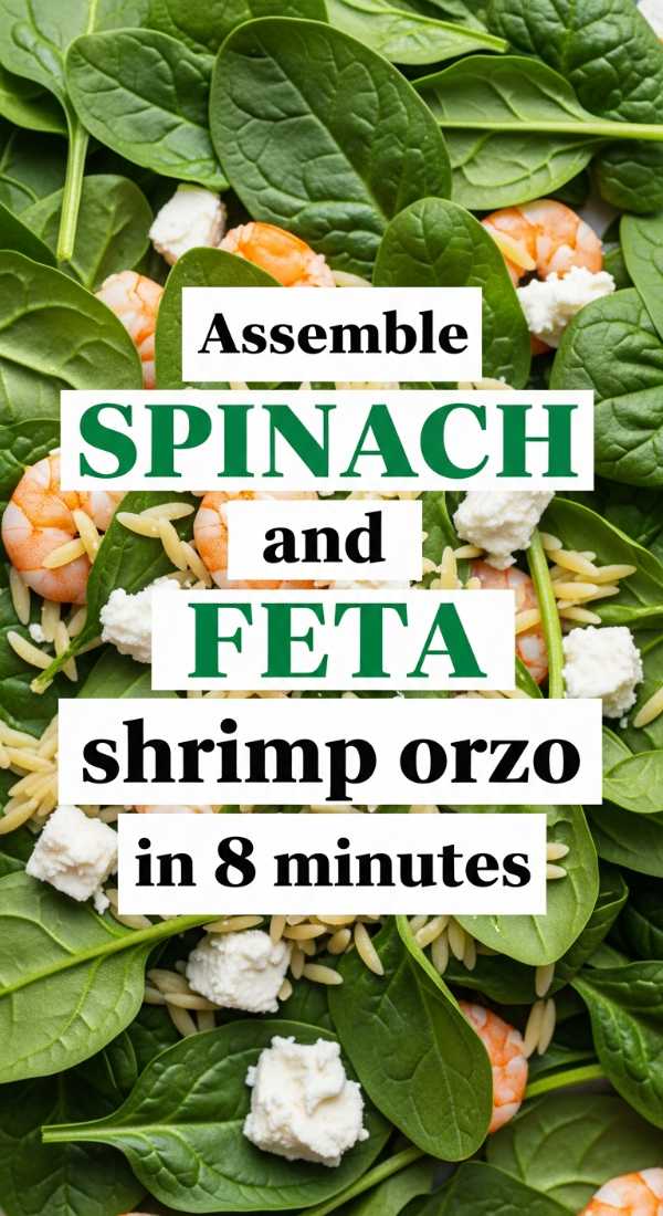 Assemble Spinach And Feta Shrimp Orzo In 8 Minutes 6a001aa56937c