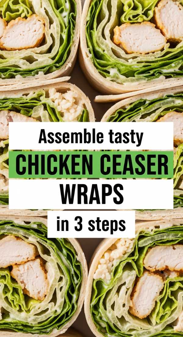 Assemble Tasty Chicken Ceaser Wraps In 3 Steps 6a0015fbc5914