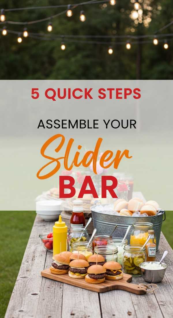 10 Pro Tips for Planning the Ultimate Al Fresco Celebration Assemble Your Diy Slider Bar In 5 Quick Steps 6a0d9ee947cfe