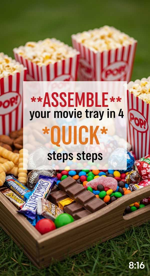From Sunset to Starry Night: Your Step-by-Step Outdoor Party Checklist Assemble Your Movie Tray In 4 Quick Steps 6a056fa80a6a8
