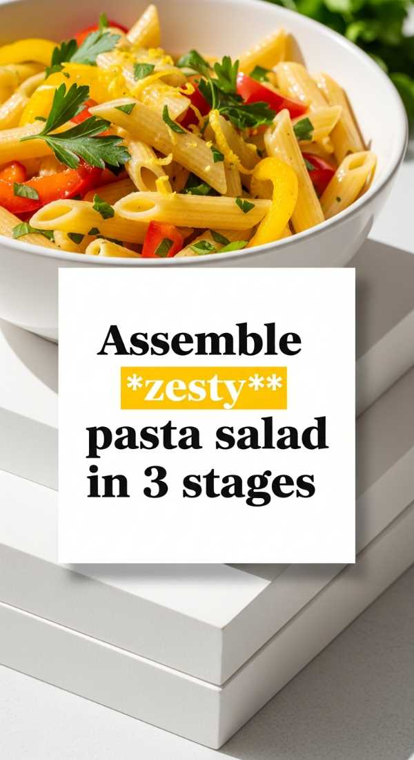 Carbs & Greens: The Ultimate Pasta and Salad Pairing Guide Assemble Zesty Pasta Salad In 3 Stages 6a1097d568656