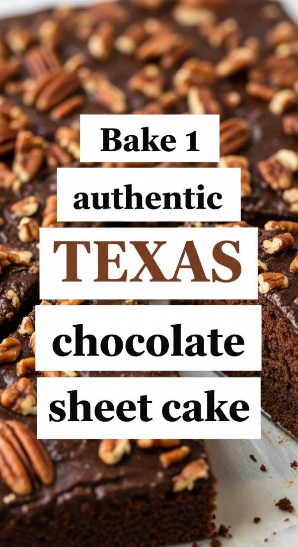 Bake 1 Authentic Texas Chocolate Sheet Cake 6a06bc4d860f6
