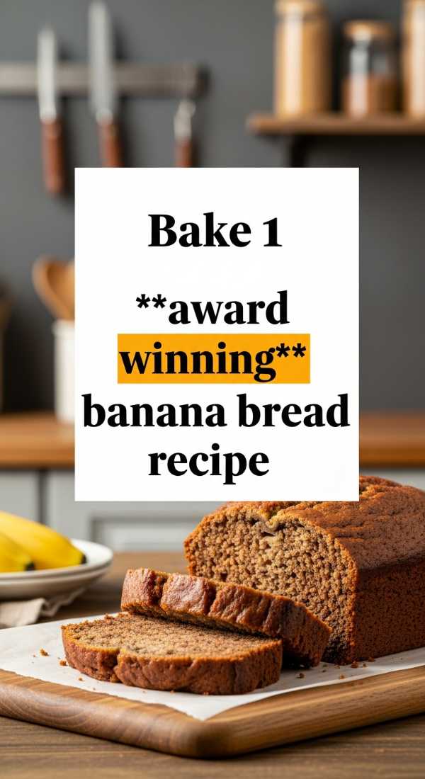 Beat the Heat: Your Essential Summer Cookbook for Stress-Free Dining Bake 1 Award Winning Banana Bread Recipe 6a070b7900961