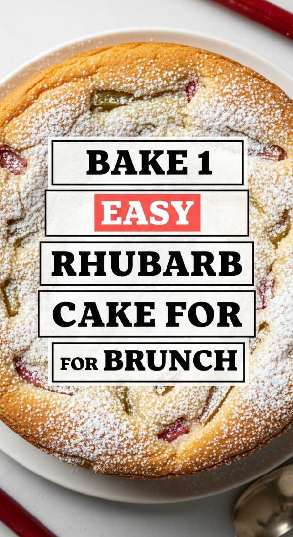 From Garden to Table: The Best Rhubarb Recipes for Harvest Season Bake 1 Easy Rhubarb Cake For Brunch 69fd8a9a71a4e