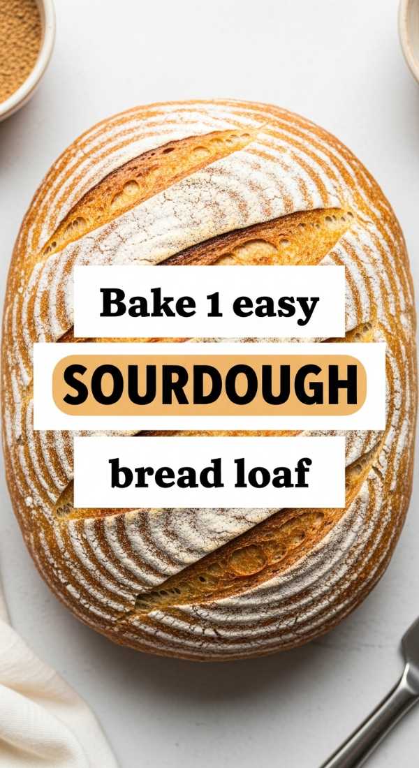 Bake 1 Easy Sourdough Bread Loaf 6a0706ed04bf4