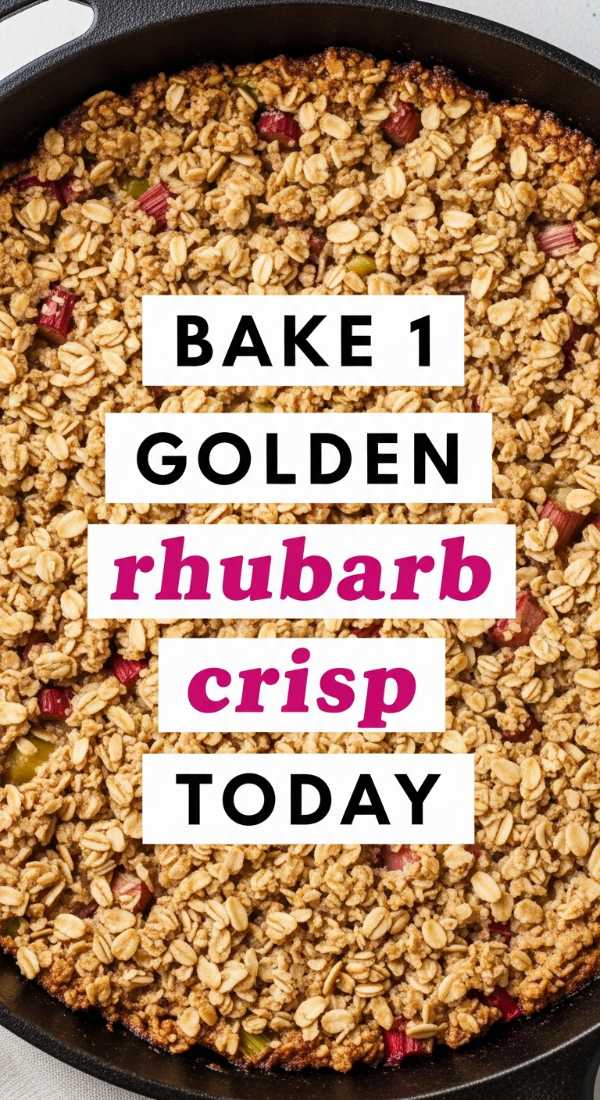 Bake 1 Golden Rhubarb Crisp Today 69f44746e3117