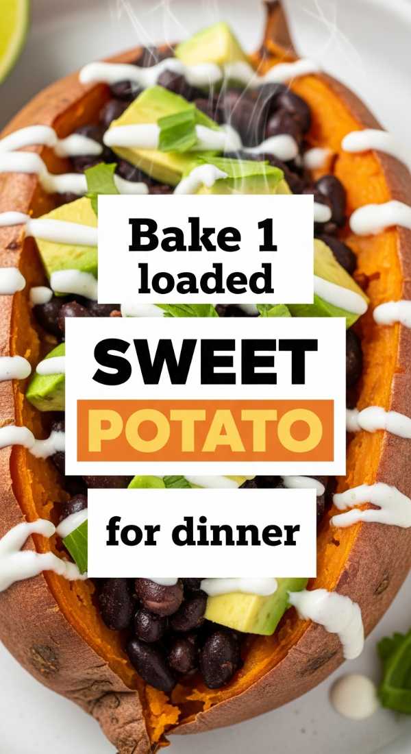 Bake 1 Loaded Sweet Potato For Dinner 6a0170c3316dd