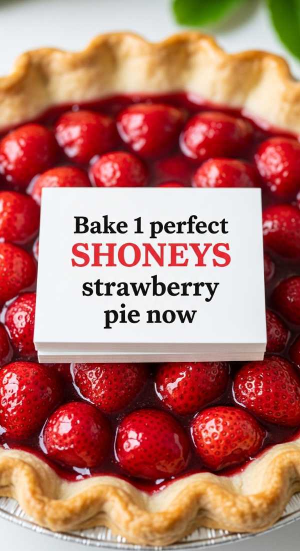 Bake 1 Perfect Shoneys Strawberry Pie Now 6a0018336581d