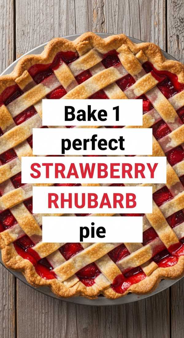 Bake 1 Perfect Strawberry Rhubarb Pie 69fd8cbece71e