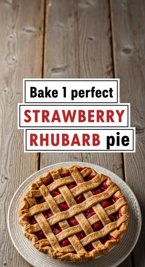 Bake 1 Perfect Strawberry Rhubarb Pie 6a0170a34b5bc