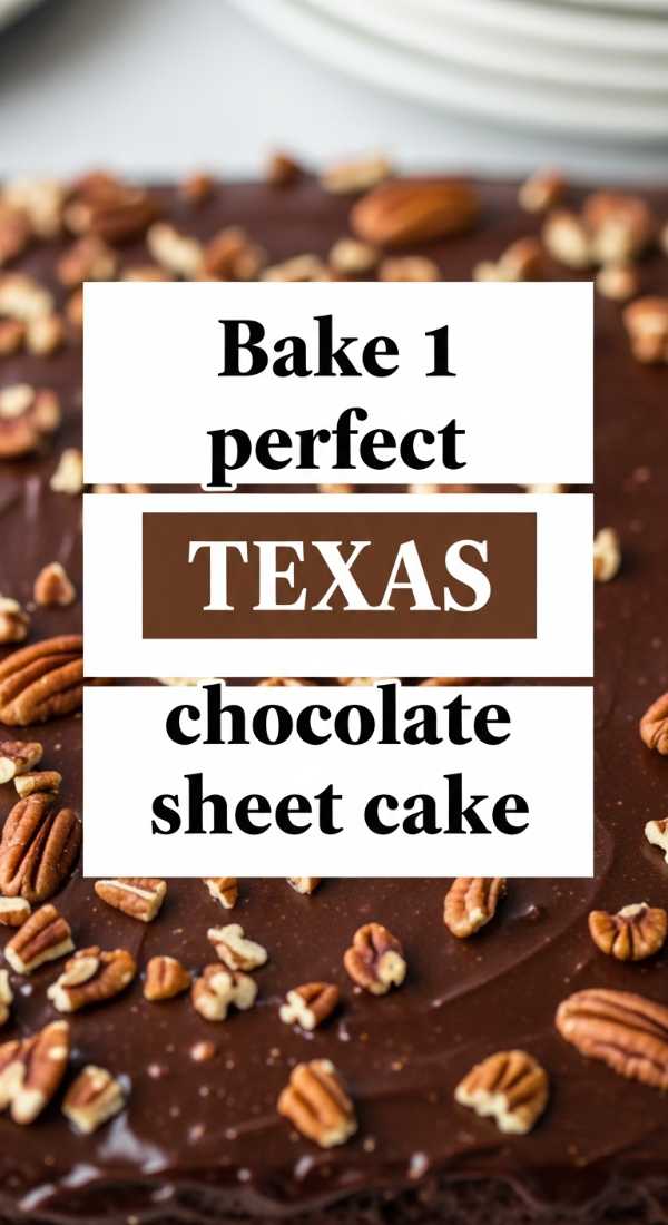 Bake 1 Perfect Texas Chocolate Sheet Cake 6a10952506959