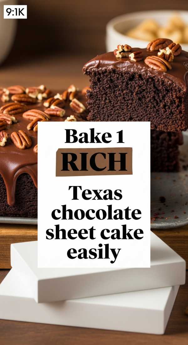 Bake 1 Rich Texas Chocolate Sheet Cake Easily 6a06c5590a433