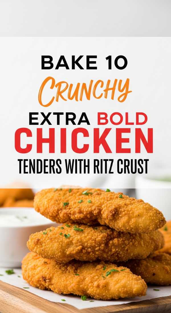 Bake 10 Crunchy Chicken Tenders With Ritz Cracker Crust 6a1499b6d6e4c