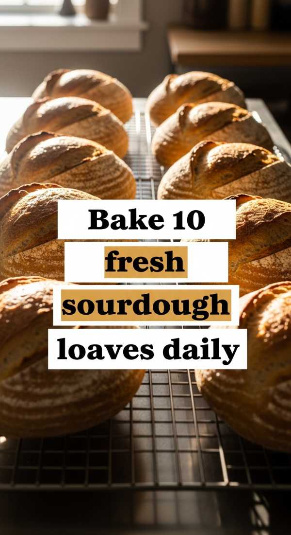 Chasing Crumbs & Sunshine: Your Ultimate Summer Baking Business Roadmap Bake 10 Fresh Sourdough Loaves Daily 69f6fe09b9638