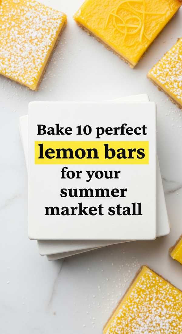Bake 10 Perfect Lemon Bars For Your Summer Market Stall 69f59f7fe1e01