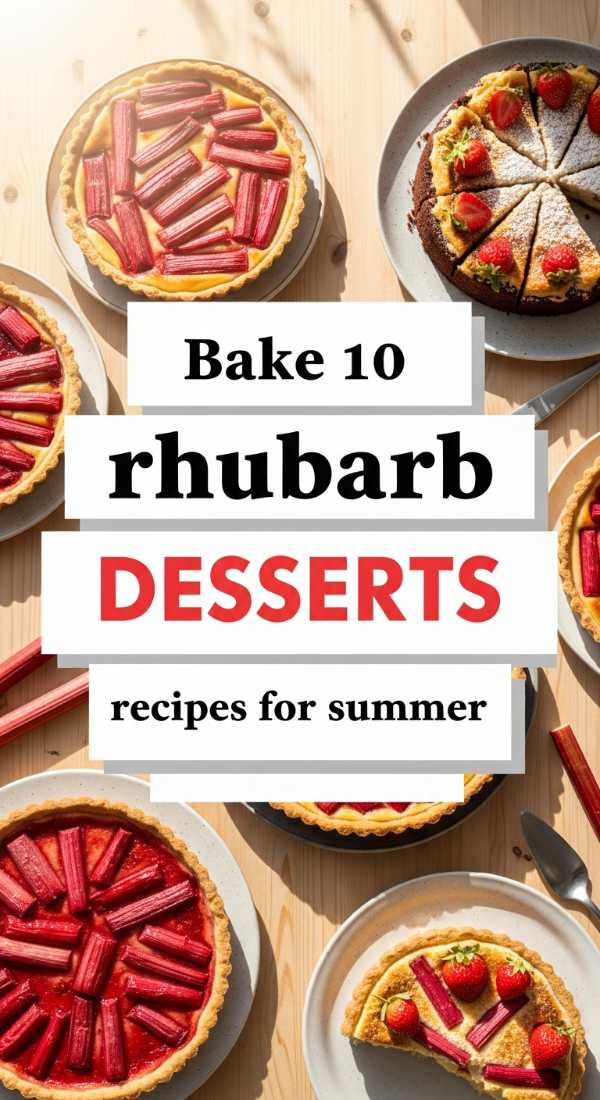 Bake 10 Rhubarb Desserts Recipes For Summer 69fd8a8dbe881