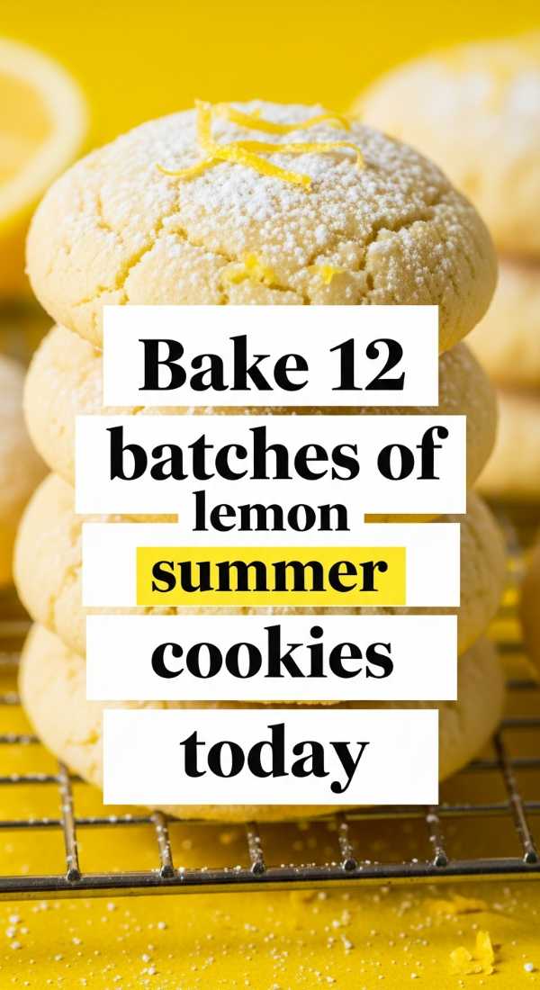 Bake 12 Batches Of Lemon Summer Cookies Today 6a07023c9f1a5