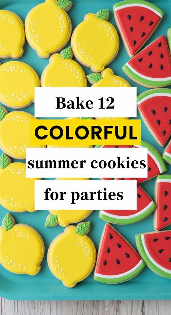 Zest and Sizzle: A Blogger's Guide to the Summer Flavor Extravaganza Bake 12 Colorful Summer Cookies For Parties 6a10d0804b41a