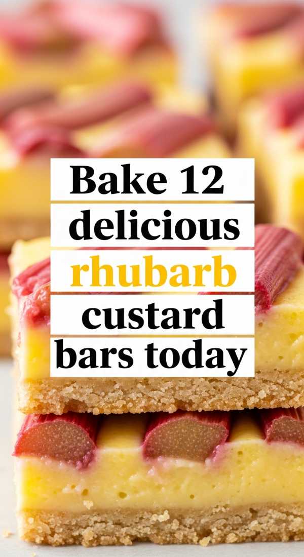 Bake 12 Delicious Rhubarb Custard Bars Today 69fd8a8a23e3d