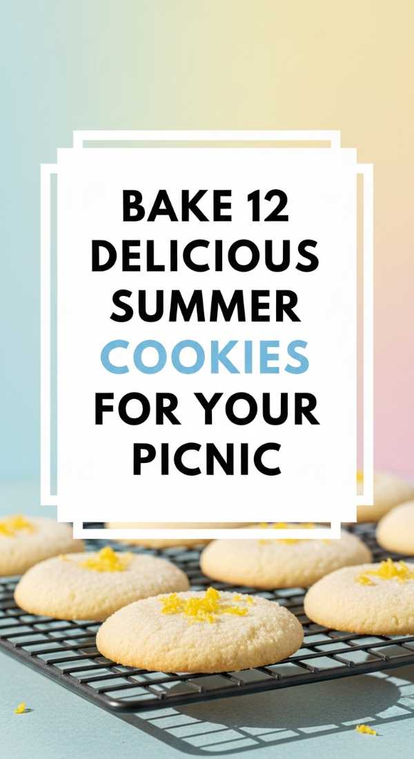 Bake 12 Delicious Summer Cookies For Your Picnic 6a06c218ce0ac