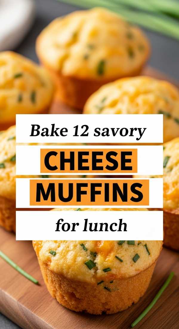 Bake 12 Savory Cheese Muffins For Lunch 6a14296194282