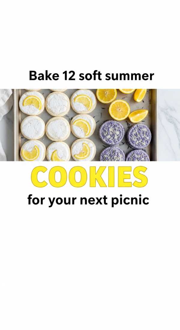 Bake 12 Soft Summer Cookies For Your Next Picnic 6a06c3ad7f75f